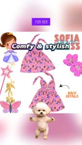 NEW BABY DRESS PRINTED BACKLESS DESIGN FIT FROM 3-5 YEARS OLD