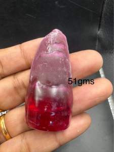 Ruby Cube Ruby Red Hard Gemstone Corundum Ruby Grinding First All Kinds No #5