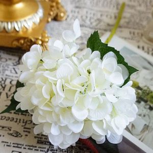 Artificial Flower Hydrangea Bouquet Hot Sale High Quality Home Room Table Vase Decoration Festival Wedding Wreath Bride Diy Prop