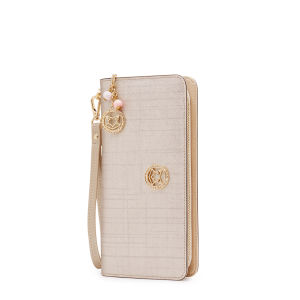 FOXER | Large Capacity Multiple Card Slot Leather Zipper Wallet