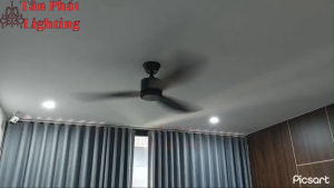 Quạt Trần 3 Cánh Trang Trí Sảnh Phòng Khách Cao Cấp VF400CF Tân Phát (Kèm remote điều khiển từ xa)