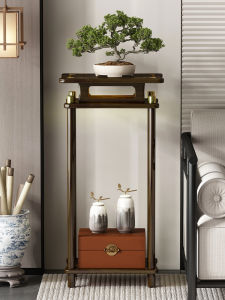 Chinese Style Multi-Layer Non-Wooden Flower Stand Living Room Floor-Mounted Plant Placement Rack with Pot Holder New 2025 Model
