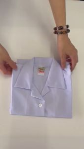 Falcon Primary School Girl Uniform Wrinkle Free White Blouse🔥Ready Stock🔥 Uniform Perempuan Sekolah Rendah 小学女生免烫白衣