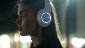 B39 Headset Bluetooth Lampu LED Warna-warni & HiFi Stereo Wireless Headphone