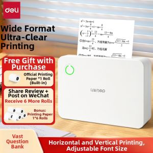 deli | Ultra Clear Multi-size Portable Error Analysis Printer for Junior High School Students