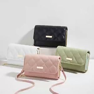 minoshop 🍭พร้อมส่ง🍭 กระเป๋าสะพายข้าง ใส่มือถือ 4 สี น่ารัก