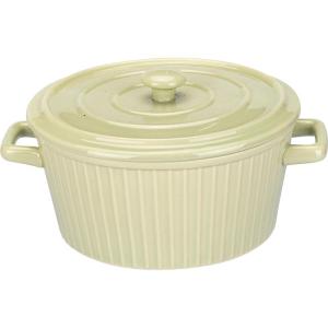 MODERN SWEETHOME | Creamy Style Double Ear Soup Bowl Ceramics