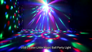 Disco Dancing Party DJ Lights,DJ Lighting RGB Sound Activated Light with Remote Control voice controlled music dance light
