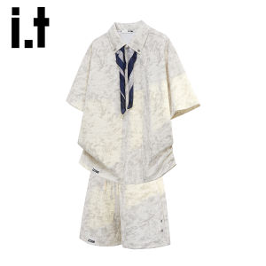 izzue | Bộ Quần Áo Tie-Dye Phong Cách Mỹ Thoáng Khí