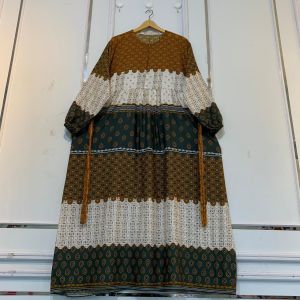 Carissa Dress - Gamis Rayon Motif