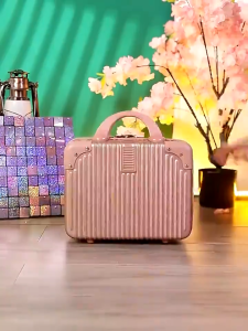 TRAVELCUL 14 Inch Hand Luggage Mini Portable Luggage Cute Makeup Bag Anti Sailor Carrying Case