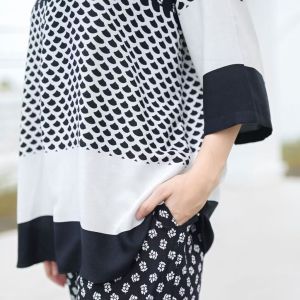 PROMO !!! Termurah One Set Wanita Setelan Rayon Motif Jumbo Busui Set Simpel Elegan