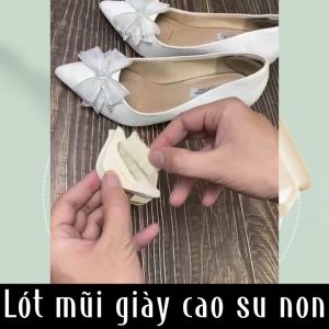 Lót đệm mũi giày nam nữ cao su non giảm đau giảm áp lực mũi chân chống trầy xước chân