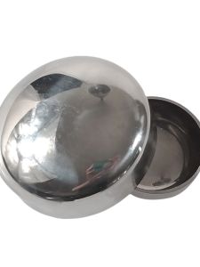 Jiugang 304 Stainless Steel Oval Sanitary inside and outside Mirror Polishing Welding Head Pipe Cap Bright Plug Cover