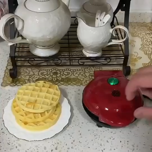 Electric Waffle Maker Machine Mini Waffles Sandwich Maker Breakfast Egg Eggette Cake Toaster Oven Pan