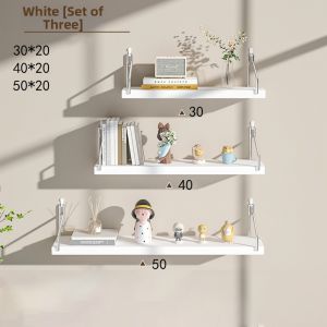 Hole-less Wall Mount Shelf for Home Walls