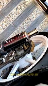 Silencer Ninja R RR SS RX King RX-Z Satria F1ZR FIZ R Silincer AITECH Carbon Knalpot Motor 2 Tak