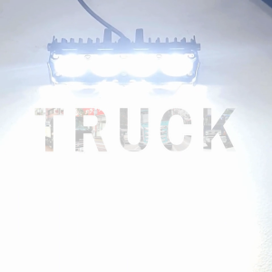 LED Mini Driving 4 Lens Spotlight Fog Light for Motorcycles Cars and Trucks Dual Color