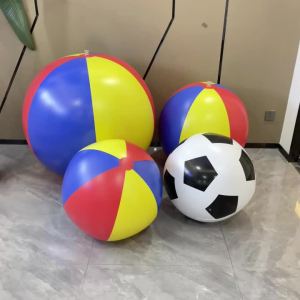 1PC Bóng Khổng Lồ Bơm Hơi Nhiều Màu Sắc Chất Liệu PVC Dành Cho Trò Chơi Dưới Nước Mùa Hè Trò Chơi Ném Bóng Nhiều Người Chơi Dành Cho Các Bữa Tiệc Trên Bãi Biển
