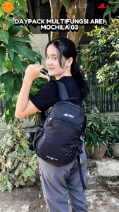 TAS DAYPACK AREI MOCHILA 03 10 LITER + RAINCOVER TAS SEKOLAH DAYPACK AREI