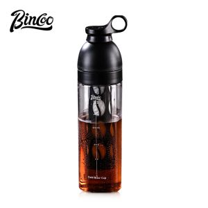 BINCOO Portable Cold Brew Coffee Cup with Filter Hand‑held Coffee Tumbler Ideal for Outdoor & Office Use 600ML