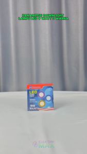 Hakamitsu Downlight Lampu LED 9 Watt 3 Warna Panel Light Extrabright