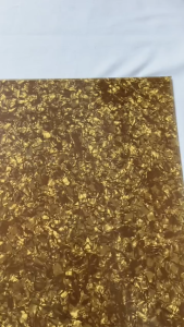 Bahan Material Pickguard Pelindung Body Gitar Craft DIY Bronze Pearl YY-18G 4 Ply