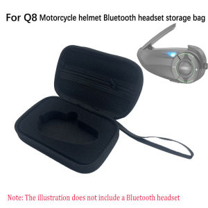 For EJEAS Q8 Motorcycle Mesh Group Intercom Helmet Bluetooth Headset Waterproof portable handbag