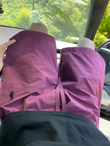 Quần Short Thể Thao Lưới Thoáng Khí Màu Tím Mùa Hè Mỏng Năm Điểm Quần Dài Thường Ngày Phong Cách Mỹ Dopamine Nhanh Khô Quần Đi Biển