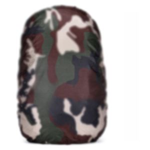 Outdoor Waterproof Rain Cover Cloth Large Capacity Double Shoulder Bag Hiking Backpack Pull Rod Bicycle Riding Dustproof Mud Bag