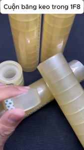Băng keo trong nhỏ 18F  băng keo văn phòng dán quấn hoa