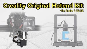 Creality 3D Printer Ender 3 V3 SE Hotend 0.4 mm. Tianium Alloy Heatbreak อุณหภูมิสูงความเร็วสูงความเร็วสูงหัวพิมพ์บล็อกความร้อน 24V 40W เข้ากันได้กับ Creality Ender 3 V3 SE 3D107