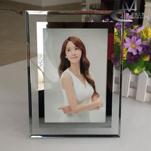 Modern Simple Crystal Glass Picture Frame Tabletop Display 5 Inch 6 Inch 7 Inch 8 Inch 10 Inch 12 Inch A4 Wedding Certificate Photo Frame
