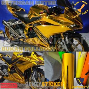 stiker skotlet chrome gold kualitas premium sticker scotlite krom glosy kilat