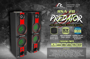 TWS Speaker Bluetooth / Speaker Aktif Bluetooth / Roadmaster RSA 28 PREDATOR - The PREDATOR SOUND KILLER
