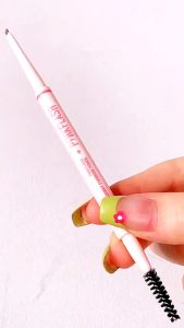 PINKFLASH Skinny Eyebrow Pencil | 1mm Micro Fine Eyebrow Pencil Ujung Datar Tahan air Tahan lama