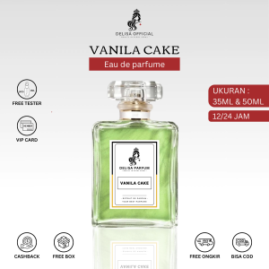 Delisa Eau De Parfume Vanila Cakes - Sweet Tahan Lama Memikat dan Creamy
