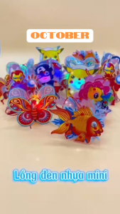 [RÁP SẴN] Combo 10 Lồng đèn Trung thu MINI 2025 cho bé đèn lồng 2 mảnh trang trí dễ thương - được chọn mẫu TOYKIDS