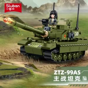 Stealth Fighter Helicopter & Main Battle Tank Military Model Bricks - Educational Building Blocks Set for Children Army Toy Kit