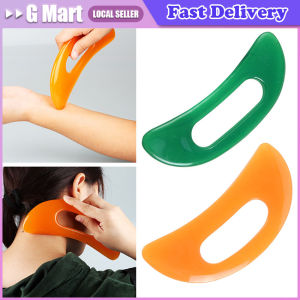 Guasha Board Resin Beeswax Massager Scraper Chinese Gua Sha Tool for Face Neck Back Body Acupuncture Pressure Massage Therapy
