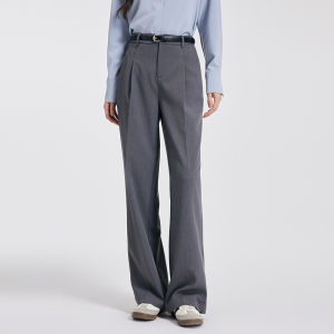 Professional High-Waisted Straight Leg Pants