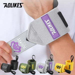 AOLIKES 1 Pair Wrist Support Fitness Wristbands For Protect Wrist During GYM Workouts Ideal for Intense Bench Press Deadlift