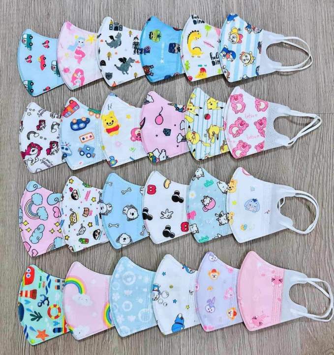 Combo sỉ 1 thùng 300c khẩu trang 3 lớp cho bé (hàng đẹp loại 1) | Lazada.vn