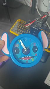 JAM BEKER WEKER KUROMI KUPING WARNA UNGU ANGKA MENARIK LUCU KUPING PANJANG BEKER JUMBO JAM - zansen
