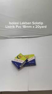 Isolasi Lakban Solatip Listrik Pvc 18mm x 20yard