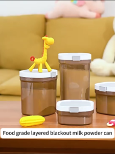 FREE SCOOP! Baby Milk Powder Container Airtight Seal BPA-Free Keeps Fresh