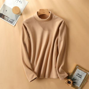 ZISU | Thick Warm Insulated Top Long Sleeve Women T-shirt