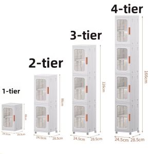 SHUQUE | Slim Space Storage Cabinet Shelf