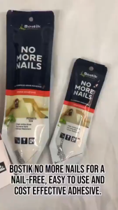 BOSTIK No More Nails 300G General Purpose Construction Adhesive High Initial Grab High Bond Strength Ideal for interior and exterior applications no more nails wall adhesive glues adhesive