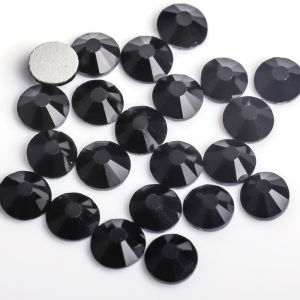 Moonlight Crystal Nail Art Thạch Anh Không Hotfix Mặt Sau Bằng Kính Hình Tròn Dùng Để Trang Trí - Gói 1000
